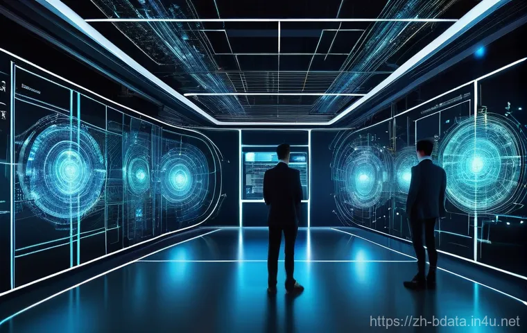빅데이터 기술자와 데이터 거버넌스 - **Prompt:** A vibrant and dynamic illustration depicting a female data governance expert, appearing ...