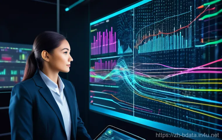 빅데이터 기술자의 고객 데이터 분석 방법 - **Prompt:** A highly detailed, cinematic image of a focused big data engineer, a woman in her late 2... 빅데이터 기술자의 고객 데이터 분석 방법 - **Prompt:** A highly detailed, cinematic image of a focused big data engineer, a woman in her late 2...