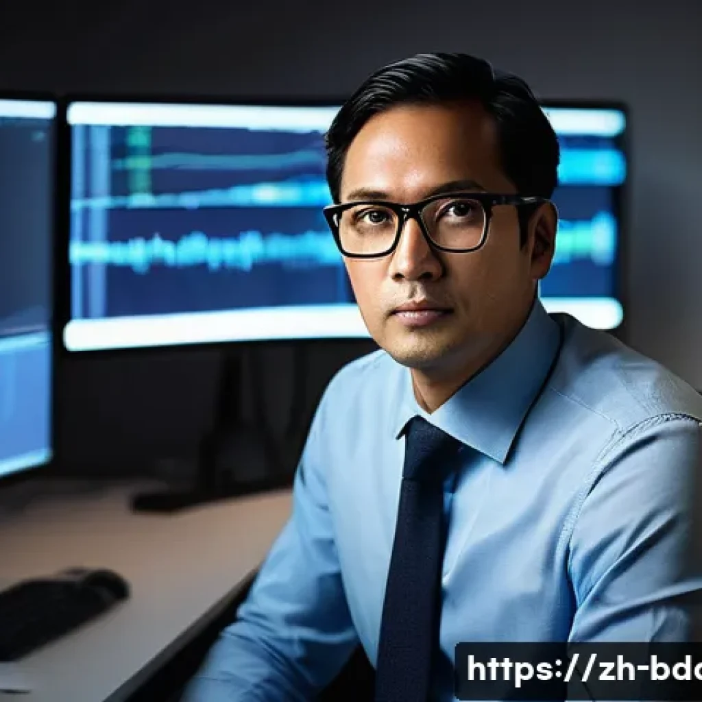 빅데이터 직무 만족도 조사 - **Prompt:** A highly skilled big data engineer, with a determined yet slightly weary expression, wor...