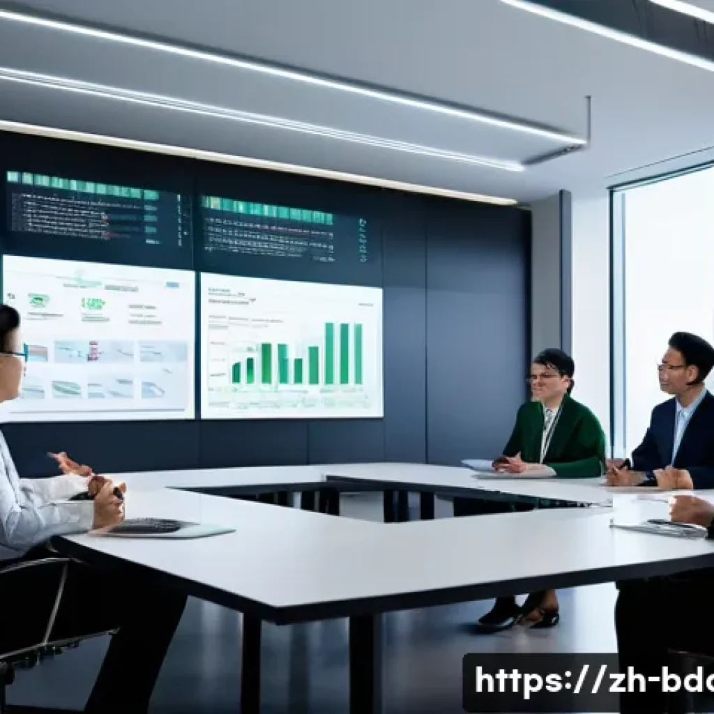 빅데이터 실무에서 발생할 수 있는 윤리적 딜레마 - A modern office scene showing a diverse group of professionals—data scientists, ethicists, and legal...