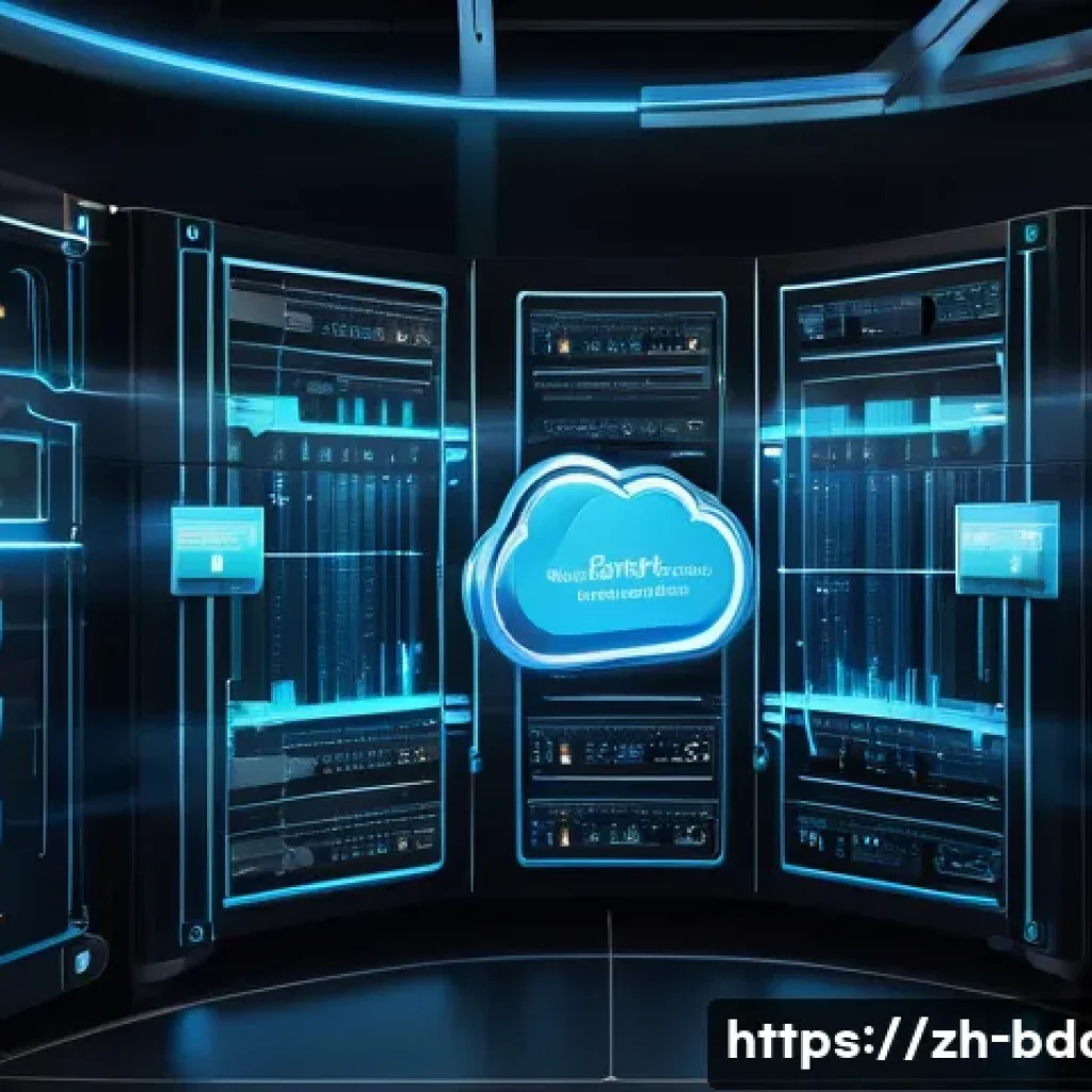 빅데이터 기술자의 데이터 흐름 설계 - A detailed visualization of a modern data flow architecture in a cloud computing environment, showca...